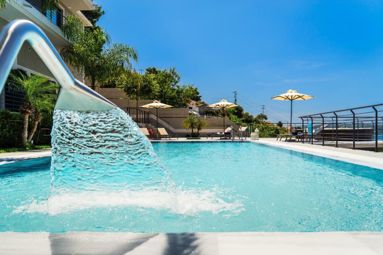 Melina Apartments Pool View アルゴストリオン エクステリア 写真